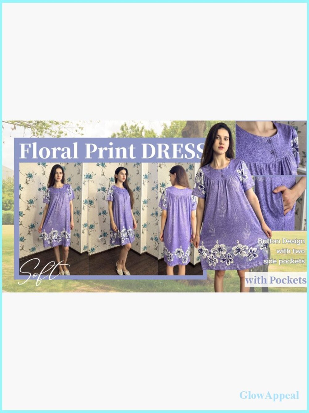 Moo Moos For Women Button House Dress With Pocket Mumu S-3xl View 6